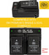 BM Premium EN-EL14A Battery for Nikon D3100, D3200, D3300, D3400, D3500, D5100, D5200, D5300, D5500, D5600