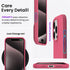 ORNARTO Compatible with iPhone 15 Pro Max Case 6.7", Slim Liquid Silicone 3 Layers Soft Gel Rubber Shockproof