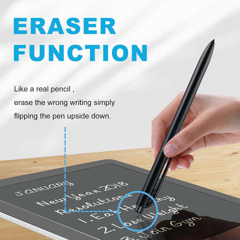 NBT08 EMR Stylus for Remarkable 2 Pen with Eraser, 4096 Pressure-Sensitivity, Palm Rejection, Compatible with Samsung