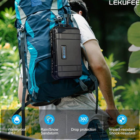 Lekufee Travel Waterproof Hard Case for Insta360 GO 3S/Insta360 GO 3 Action Camera and Accessories (Case Only)