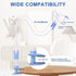 RSHuiOUXX Baby Monitor Holder Baby Camera Holder Baby Monitor Camera Mount Stand with Flexible Hose Adjustable Clip