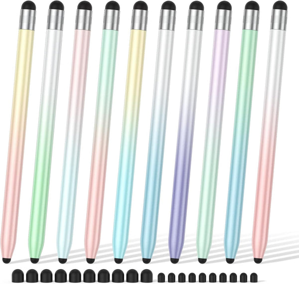 Stylus Pen for Touchscreen, 10Pcs High Sensitivity Capacitive Stylus Pen for iPad, iPhone, Android, All Devices (10