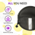 KLIM 3 Portable CD Player Case, Waterproof Portable CD Player Carrying Case, Adjustable Strap, Suitcase