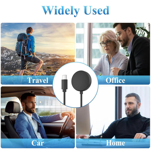 USB C Watch Charger Cable Compatible with Samsung Galaxy Watch 6 Classic/6/5 Pro/5/4 Classic/4/3/Active 2/1, Wireless