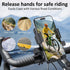 Prjrsme 4.7-6.8 Inch Bike Phone Holder, Handlebar Phone Mount for Bike and Motorcycle, Electric Scooter Mountain Bike