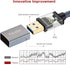 USB to USB 3.0 A Male to A Male Cable 1 ft,Faodzc USB A to A Cable Nylon Braid USB Male to Male Cable Double End USB Cord Compatible with Hard Drive Enclosures, DVD Player, Laptop Cool by Demacia