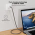 Short USB C to USB C Cable 1.65Ft, 20Gbps Data Transferring Cord 4K 100W PD Charging Compatible with Thunderbolt 3/4