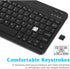 Rechargeable Bluetooth Keyboard and Mouse Combo, Ultra Slim for Samsung Smart TV and Bluetooth Enabled Devices