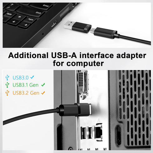 20FT 3S/3, 2/Pro, 4, Headset 3.0 Kuject Link Cable Compatible for Quest Quest Pico VR Accessories Cable for Rift