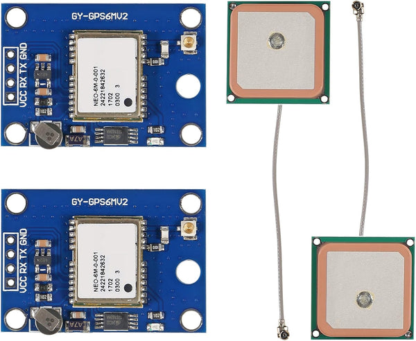 AITRIP 2PCS GY-NEO6MV2 NEO-6M GPS Flight Controller Module 3V-5V with Super Strong Ceramic