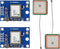 AITRIP 2PCS GY-NEO6MV2 NEO-6M GPS Flight Controller Module 3V-5V with Super Strong Ceramic