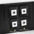 QIANRENON TRS 1/8 Stereo Panel Connector, 3.5mm Female to Female Coupler, XLR Panel Mount for Stereo Speakers