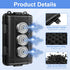 Upgraded Waterproof Magnetic GPS Tracker Box, Magnetic Key Holder for Car, Fits Most Brands GPS, Magnetic Stash Box