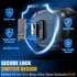 Bose Ultra Open Earbuds Case Cover (2024) with Cleaner Kit, Military Hard Cover with Lock and Keychain for Accessories