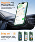 CANSHN Magnetic Case for iPhone 15 Pro Max, Full Camera Protection, Compatible with MagSafe - Deep Green