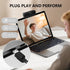 XOCLON 1080p HD Webcam with Microphone, USB Computer Web Camera, Streaming Camera, Noise Reduction, Auto Light
