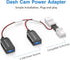 GPS Dash Cam Power Adapter: 12Pin Type A Connector Charger Cable for Select Toyota, 2016+ Tacoma, Sienna with