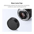 K&F Concept F Mount Lens Cap & Body Cap Cover Kit for Nikon F Mount Cameras D5 D6 D500 D610 D750 D780