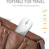 Slim Mini Bluetooth Mouse, Portable Flat Wireless Rechargeable Mouse, Ultra-Thin, Compatible with Laptop, PC, Tablet