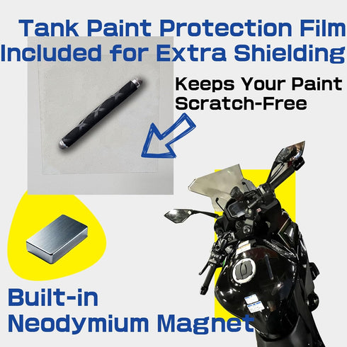 Rewtrux Motorcycle Stylus Pen, Magnetic Stylus, Phone Stylus for Motorcycle, Glove-Friendly Pen, Anti-Loss Strap, Metal