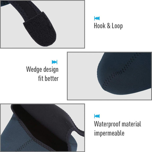Niiyen Large Waterproof Camera Liner Bag, Soft Protection Sleeve Pouch for SLR DSLR Camera