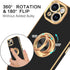BENTOBEN 15 15, 360 Compatible with iPhone Case, Phone Case iPhone Slim Fit Ring Holder Shockproof Kickstand Magnetic