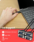 Gearmo 4 Port USB to Serial RS232 Adapter, FTDI Chipset, Supports Win 11, 10, 8, 7