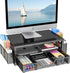 Simple Trending Desk Organizer and Accessories, 2-Tier Computer Monitor Stand Riser with
