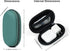 EVA Earbud Case for Beats Flex Raycon, Waterproof Portable Pouch for In-Ear Monitor Headphones (Green)