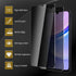 3 Pack Privacy Screen Protector for Samsung Galaxy A15, Anti Spy Tempered Glass Protector
