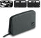 Electronic Organizer Travel Case Bag, Waterproof Small Storage Backpack for Charger, Cord, Hard Disk, Power Bank (Dark