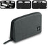 Electronic Organizer Travel Case Bag, Waterproof Small Storage Backpack for Charger, Cord, Hard Disk, Power Bank (Dark