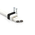 THE CIMPLE CO - Siamese Coaxial Cable Clips, Cat6 Electrical Wire Clip, 1/2 in Nail Clip, Black (50 pcs)