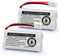 GEILIENERGY BT162342 BT262342 Battery Compatible with VTech CS6114 CS6419 CS6719, AT&T EL52300, Pack of 2