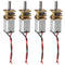 4pcs Mini Micro N20 Gear Motor DC 3V-6V Slow Speed Full Metal