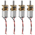 4pcs Mini Micro N20 Gear Motor DC 3V-6V Slow Speed Full Metal