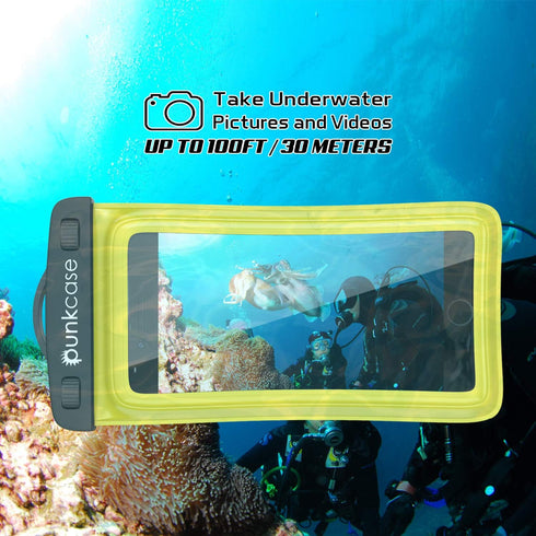 PunkBag Waterproof Phone Pouch, Universal Floating Dry Case for Most Cell Phones, iPhone 8 Plus & Samsung Galaxy S9