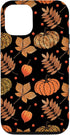 iPhone 12/12 Pro Fall Leaves and Pumpkins Pattern Halloween Autumn Gifts Case