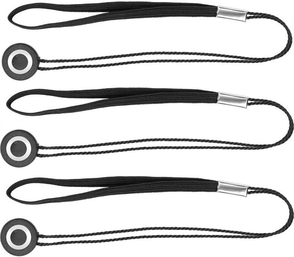 ChromLives Lens Cap Leash - Lens Cap Keeper for DSLR, SLR Cameras (3 Pack) - Compatible with Canon, Nikon, Sony