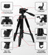 Artisorama 64 Tripod for Cell Phone & Camera,Multi-Angle Portable Tripods Stand, Sturdy & Stable Height Adjustable