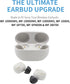 Comply Memory Foam Replacement Earbud Tips for Sony True Wireless Earbuds, Black, Large (3 Pairs)