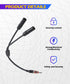 SCUARI 1 2 Car Antenna Adapter,Antenna Adapter for Car Stereo,Car Accessories Male to Female Y Antenna Cable,Radio