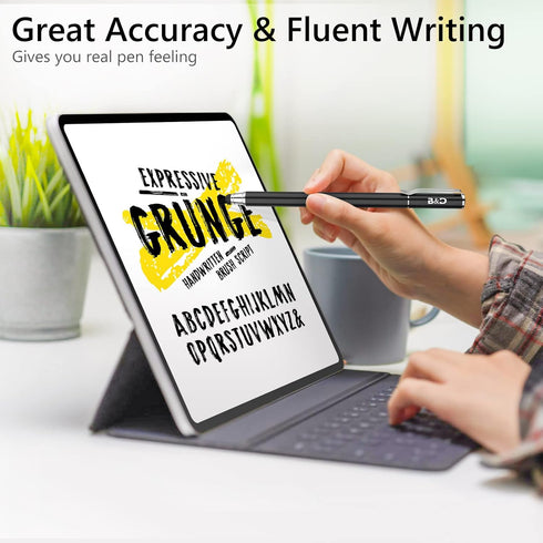 Bargains Depot 2-in-1 20Pcs Stylus Touch Screen Pen for iPhone, Ipad, iPod, Tablet, Galaxy and More with Rubber Tips