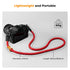 Strap,100cm K&F CONCEPT Camera Neck Nylon Rope Camera Shoulder Strap with O-ring for DSLR Camera-Red