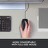 Logitech B100 USB Wired Mouse - Ambidextrous Black Design