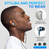 USB C Wired Earbuds with Microphone, Noise Canceling Headset for Laptop, PC, iPad Pro, Samsung, MacBook (Blue)