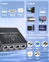Ethernet Splitter 1 to 4, 1000Mbps High Speed Ethernet Cable Splitter with LAN Cable for 4 Devices
