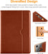 DTTO 12.9 6th 5th 4th 3rd 2022/2021/2020/2018, for iPad Pro / / / Generation Case Premium Leather Folio Stand Cover