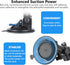 HSU 360/DJI 1/4-20 Car Suction Cup Mount for GoPro/Insta Osmo Action Camera, Car Window Holder with Ball Joint Thread