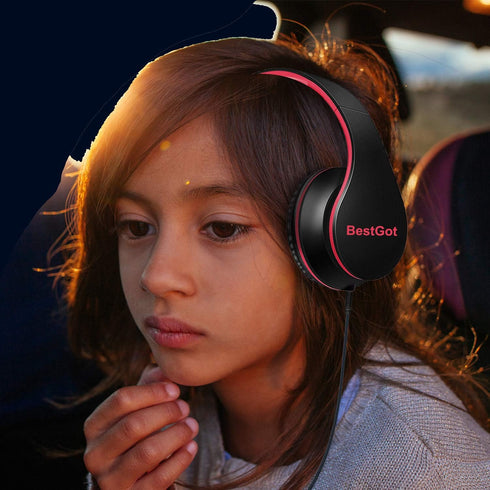 2024 Kids Bluetooth Headphones BT6002, Wireless Headphones for Kids and Adults, Foldable Headset for 18 Hours,